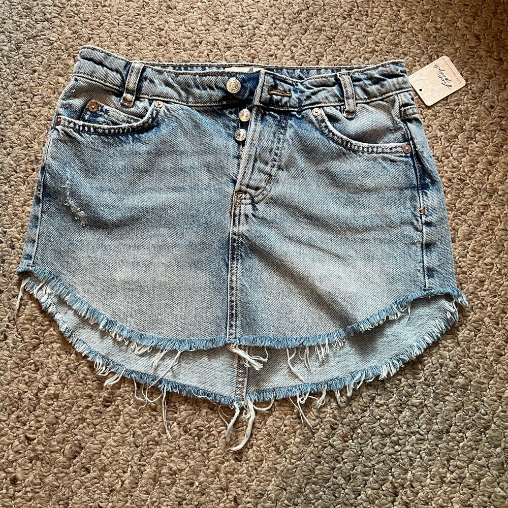 Free People Denim Mini
